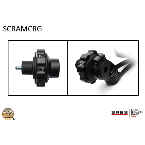 Kaoko Kaoko Throttle Stabilizer for the Triumph Scrambler 900 (-2014) Bonneville SE-900 With Mag wheels (-2014) (All with CRG Mirrors)